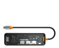CANYON DS-13 7w1 4k USB-C Transparenty Space Grey CNS-TDS13 - 1261503 - zdjęcie 2
